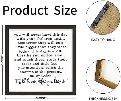 ArogGeld You Will Never Have This Day with Your Children Again Sign Jen Hatmaker Farmhouse Decor Farmhouse Style