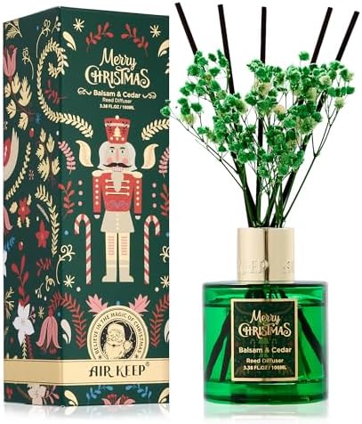 Airkeep Balsam Cedar Reed Diffuser Set,3.38 oz