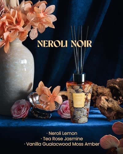 M&SENSE Reed Diffuser Set, Neroli Noir, 8.79 oz Natural Essential Oil
