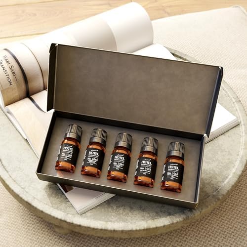 AirScent Hotel Diffuser Oil Gift Set - Relaxing Getaway 5 Pack - 10 mL
