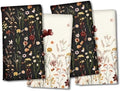 Miss Adola Cute Kitchen Towels Set of 4, 18 x 26 Inch, Retro Flower