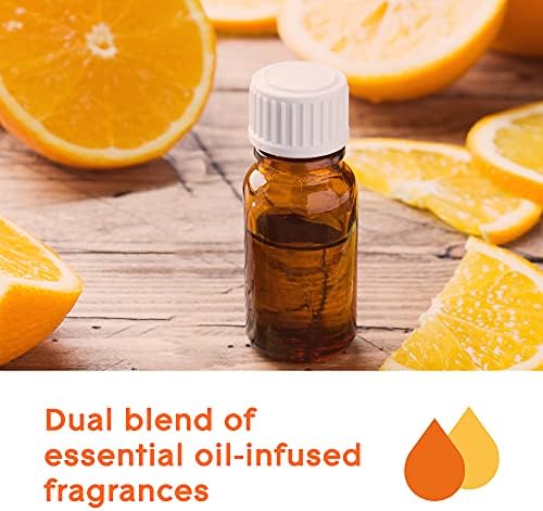 Glade Aromatherapy Diffuser & Essential Oil, Air Freshener for Home, Uplift Your Day Scent with Notes of Orange & Neroli, 0.56 Fl Oz