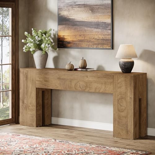 Tribesigns 71-Inch Long Console Table for Entryway, Farmhouse Sofa Console