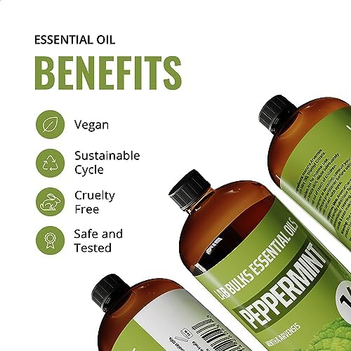 Lab Bulks Essential Oil Peppermint 16 oz - 2 Pack