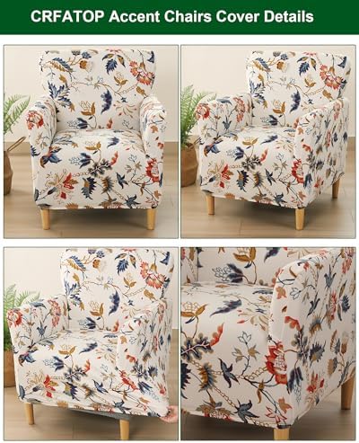 CRFATOP Accent Chair Cover, Stretch Armchair Slipcover for Living Room,44
