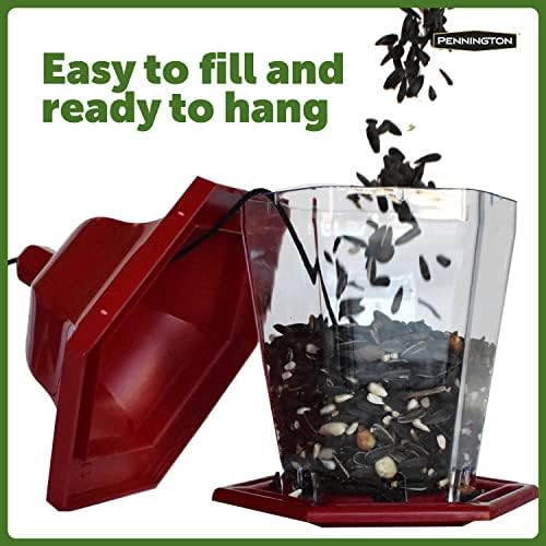 Pennington Songbird Lantern Bird Feeder, Ideal for Small Birds
