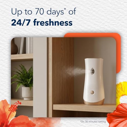 Glade Automatic Spray Air Freshener Refill, Hawaiian Breeze, 2 Count