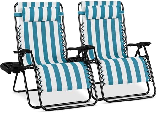 Best Choice Products Set of 2 Extra Wide Zero Gravity Chair Recliner