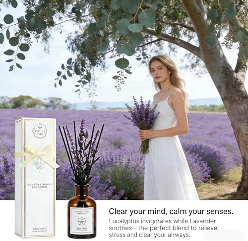Eucalyptus & Lavender Reed Diffuser, 3.34 Fl Oz