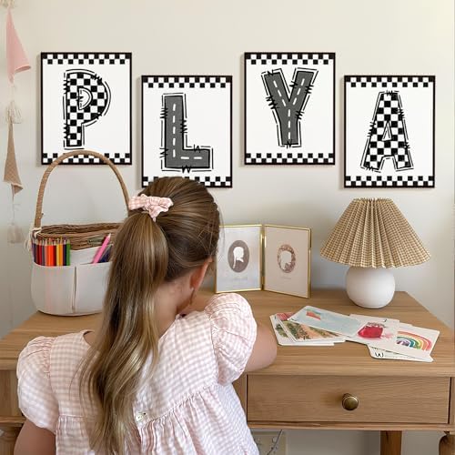 SkyCozy Boys Room Wall Art Decor - Cars Room Decor for Toddler Nursery