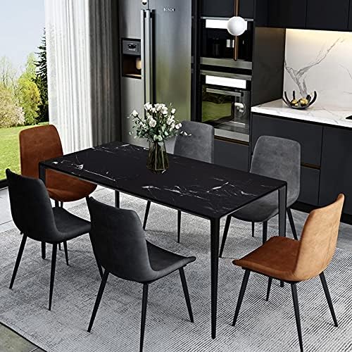Marble Contact Paper Black Peel and Stick Wallpaper for Kitchen Countertop