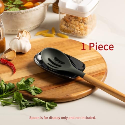 Ceramic Spoon Rest for Stove Top, Spoon Holder for Kitchen Counter