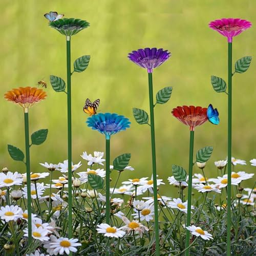 6 Pack Bee Watering Station, Bee Bath for Garden Outdoor Yard Decor