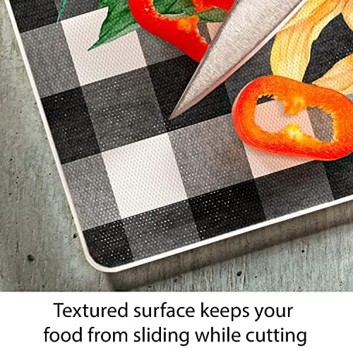CounterArt Sunflower Fields 3mm Tempered Glass Cutting Board 12" x 15"
