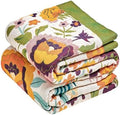 Boho Throw Blanket - Cotton Twin Size Cozy Blankets for Bed Sofa