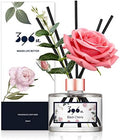 396 st. Rose Flower Reed Diffuser, Black Cherry, 200ml(6.7oz) / Reed Diffuser Sets, Home Fragrance, Scented Oils, Home & Bathroom Décor