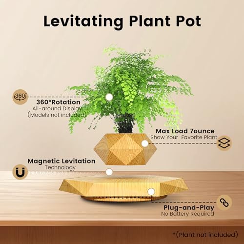 Magnetic Levitation Floating Plant Pot, Magnetic Levitating Plant Pot