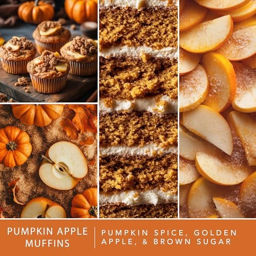 ScentSationals Pumpkin Apple Muffins Scented Fall Wax Melts 10oz (24 Cubes)