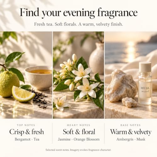 Midnight Camellia Magnolia Bloom Reed Diffuser, 5.9 Fl Oz – Creamy Floral Home Fragrance for Up to 90 Days - Reusable, Refillable Glass Holder - Includes 4 Natural Reed Sticks - Flame Free