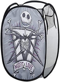 Idea Nuova Disney Nightmare Before Christmas Pop Up Laundry Storage Hamper with Durable Carry Handles, 21" H x 13.5" W X 13.5" L