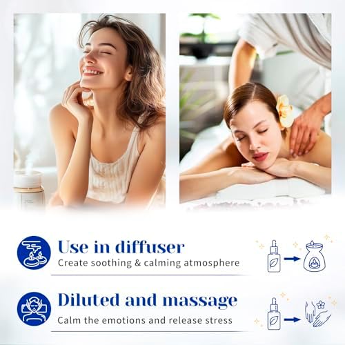 HIQILI Bergamot Essential Oil for Diffuser, Skin & Hair