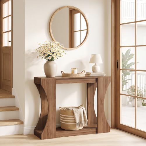 HOOBRO Entryway Table, Console Table with Storage
