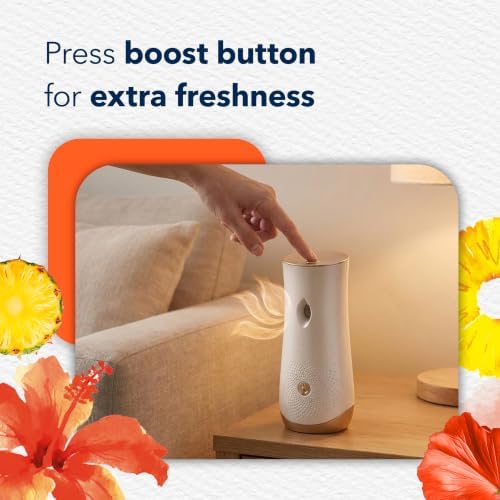 Glade Automatic Spray Air Freshener Refill, Hawaiian Breeze, 2 Count