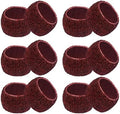 COTTON CRAFT Glitz Handmade Beaded Napkin Rings - Set of 12 - Burgundy
