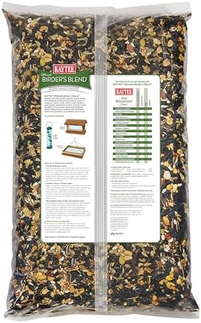 Kaytee Ultimate Birder's Blend Food,Wild Bird Seed for Grosbeaks,Cardinals,Nuthatches,Woodpeckers & More Outside Feeders,10 Pound,(Pack of 2)