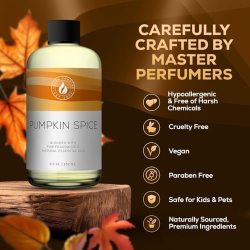 Aroma Country Pumpkin Spice Luxury Diffuser Oil Refill (4 Fl Oz)
