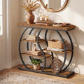 VASAGLE 39.4 Inchs Entryway Table, 5-Tier Console Table, Narrow Sofa Table