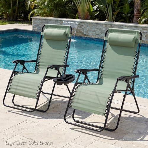 Best Choice Products Set of 2 Extra Wide Zero Gravity Chair Recliner