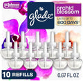 Glade PlugIns Air Freshener Refills, Orchid Blossom, 10 Count