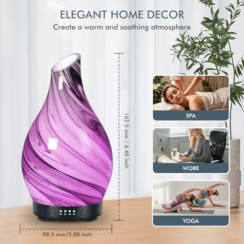 EQUSUPRO Essential Oil Diffuser for Home Fragrance & Aromatherapy 200ml