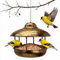 Durable Bird Feeder for Outdoors Hanging,All Metal Bird Feeder for Outside