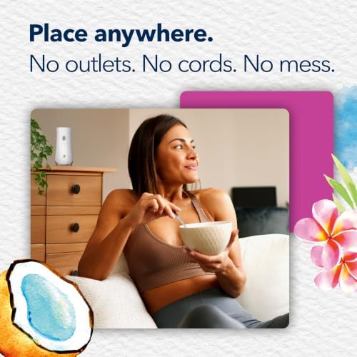 Glade Automatic Spray Air Freshener Refill, Tropical Blossoms, 2 Count