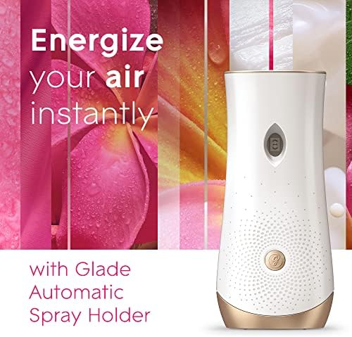 Glade Automatic Spray Air Freshener Refill, Tropical Blossoms, 3 Count