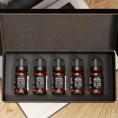 AirScent Hotel Diffuser Oil Gift Set - Iconic Hotel Scents 5 Pack - 10 mL