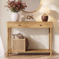 VASAGLE 39.3"Console Table, Narrow Entryway Sofa Table with Solid Wood Legs