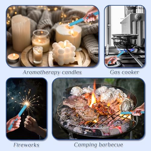 2 PCS Candle Lighter,Windproof Flameless Rechargeable Electric Lighter