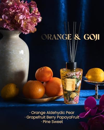 M&SENSE Reed Diffuser Set, Orange Goji, 8.79 oz Natural Essential Oil