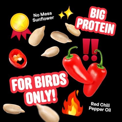 Cool Birds Hearts on Fire Hot Bird Seed, 10 lb
