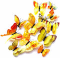 OPSEAM 3D Butterfly Wall Decor Butterfly Decorations Stickers with Magnets