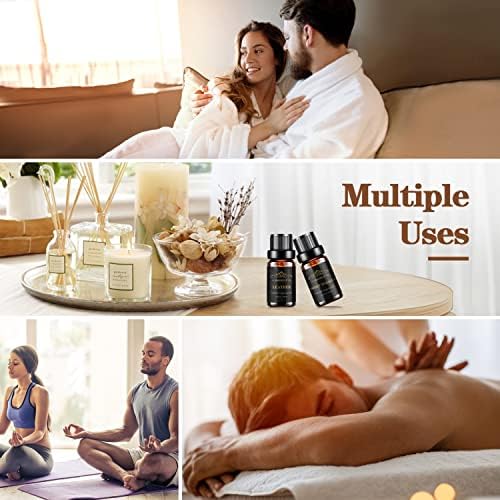 Essential Oils Set, Men Scents Fragrance Oil for Diffuser