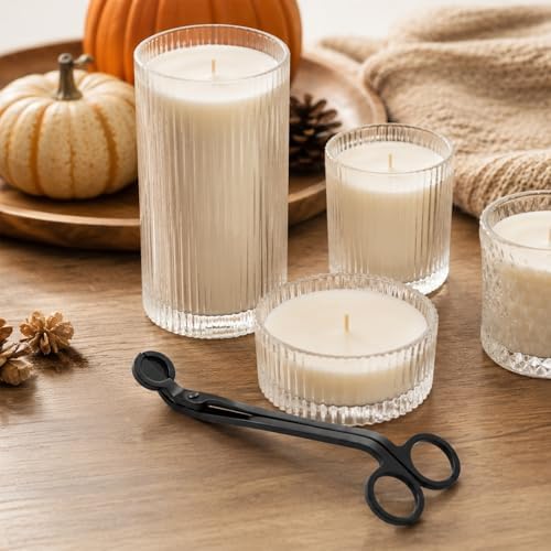 CHEFBEE Black Stainless Steel Candle Wick Trimmer
