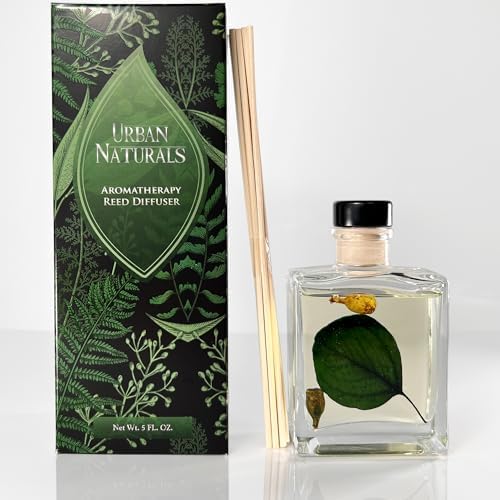 Urban Naturals Reed Diffuser Set, Sandalwood & Eucalyptus - Bathroom Décor