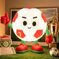 FAMIDUO Lucky #7 Soccer Night Light, Food-Grade Silicone, Warm+RGB, Teens