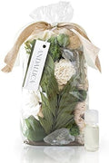 ANDALUCA Gardens of Bali Scented Potpourri | Made in California | Large 20 oz Bag + Fragrance Vial | Scents of Crushed Jasmine Leaves, Tangelo Peel and Lily