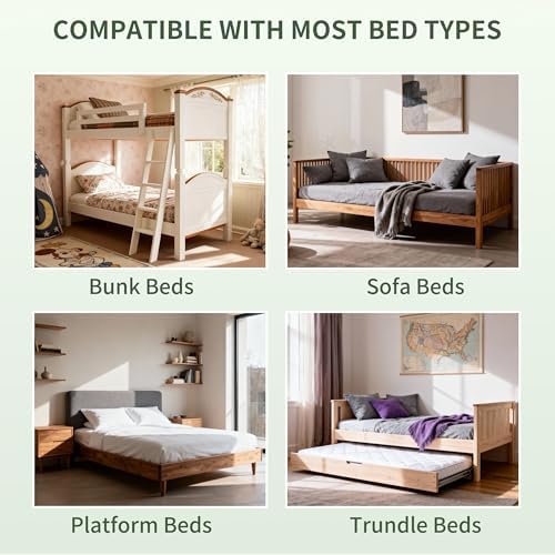 Bunkie Boards Twin Size (75"x38"), 8mm Bed Boards to Stop Sagging