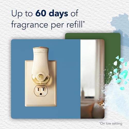 Glade PlugIns Air Freshener Refills, Sea Mist & Cypress, 10 Count